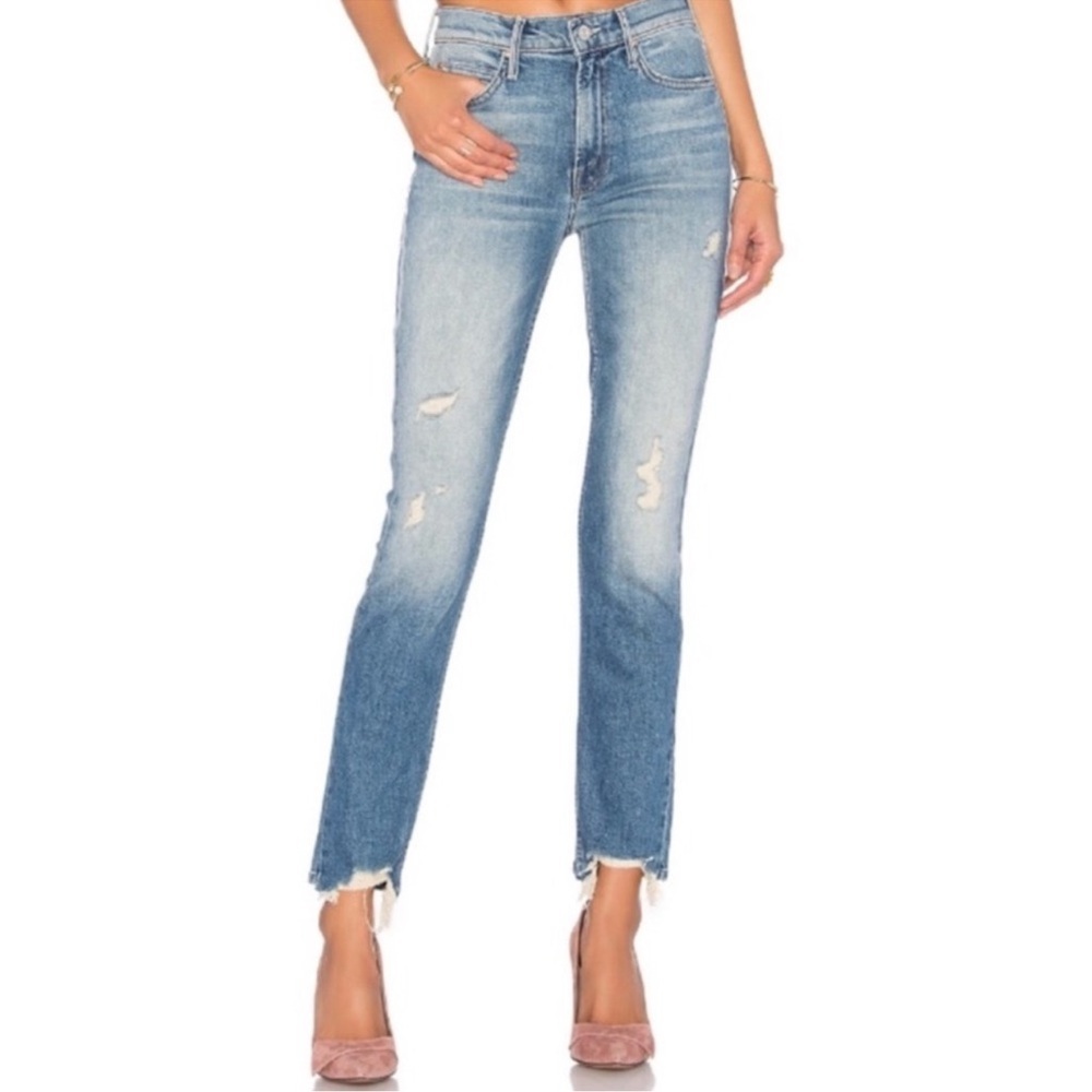 Mother Denim The Flirt Jeans in Cold Feet
